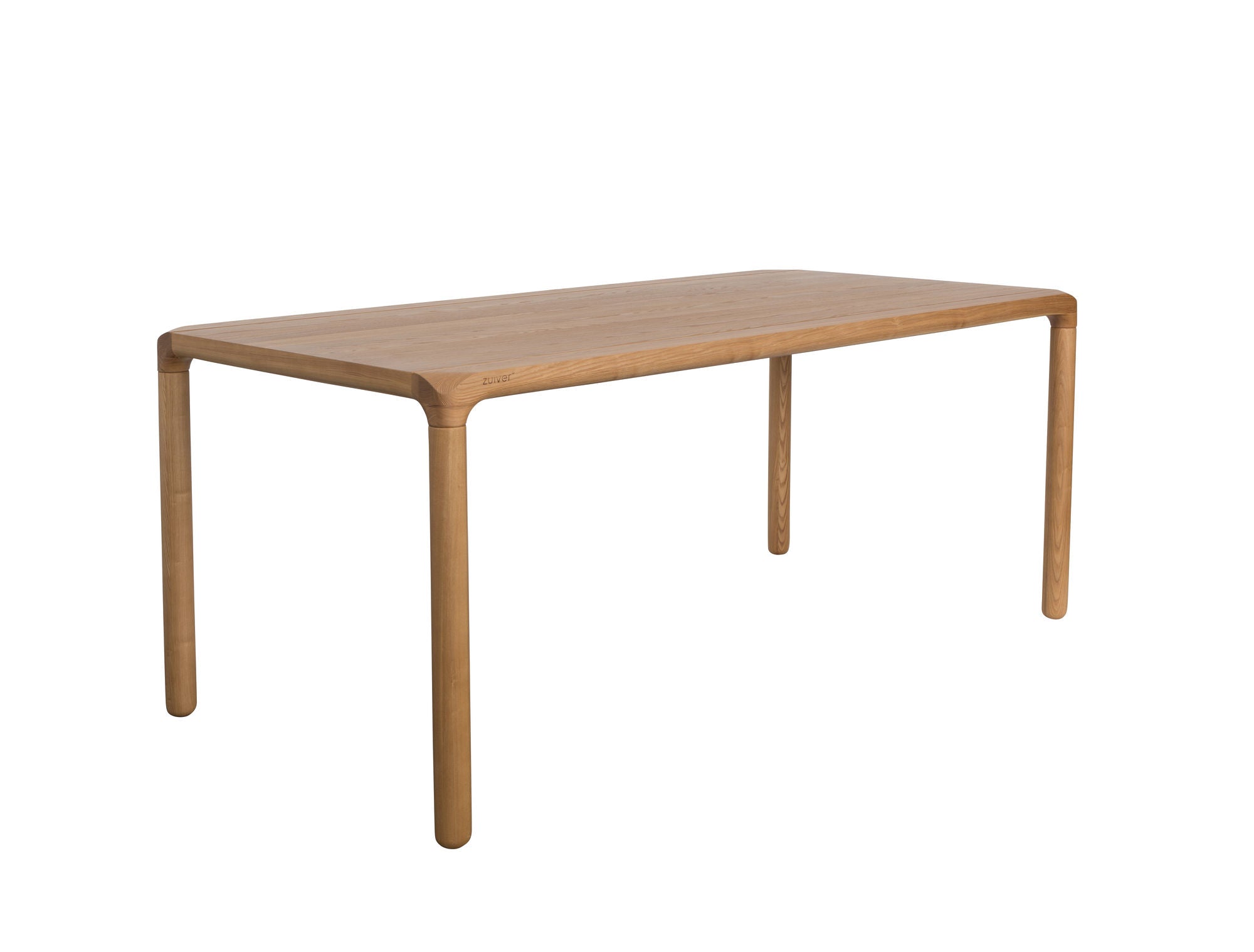 Zuiver Storm Natural Oak Wood Rectangle Dining Table 180cm